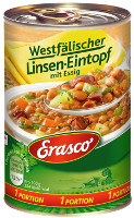 Erasco - 1 Portion - Westfälischer Linsen-Eintopf mit Essig 400 g Dose